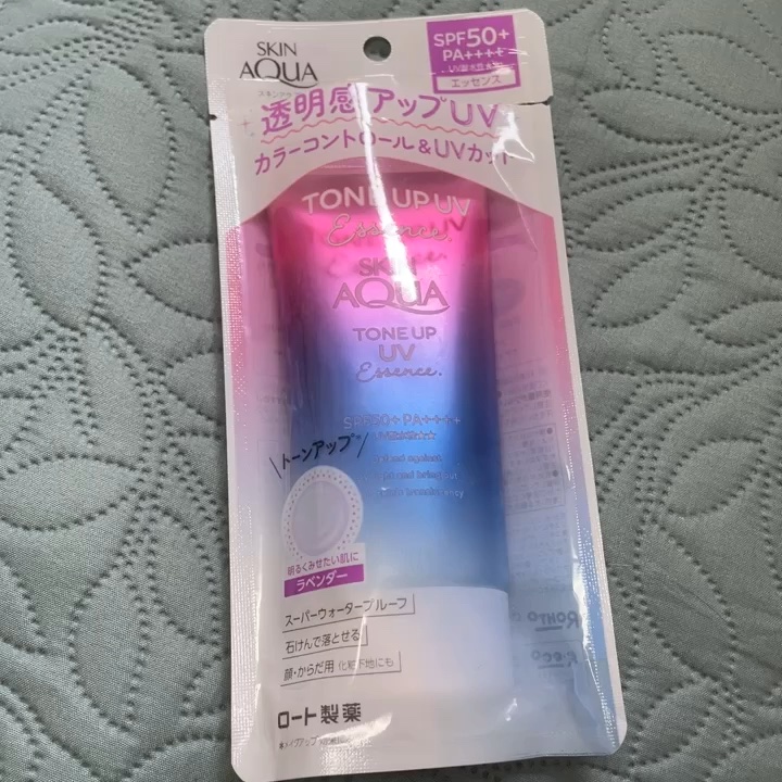 スキンアクア トーンアップUVエッセンス/スキンアクア/日焼け止めクリームを使ったクチコミ（1枚目）