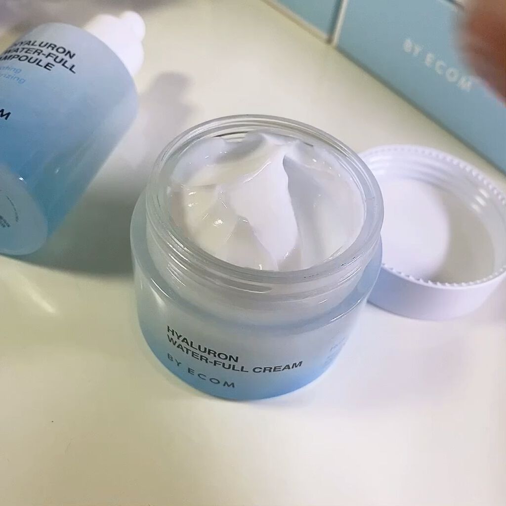 ヒアルロンウォーターフルクリーム/BY ECOM/フェイスクリームの動画クチコミ2つ目