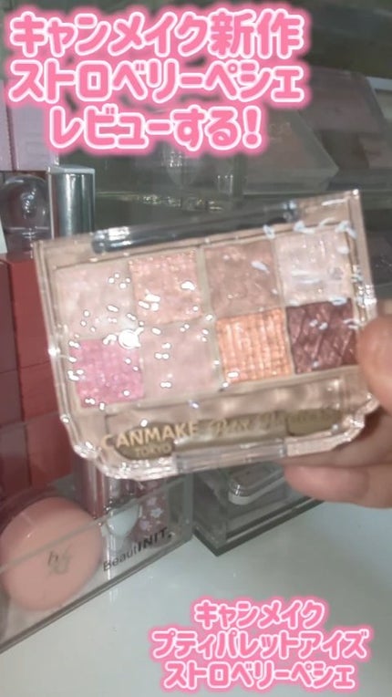 プティパレットアイズ/キャンメイク/パウダーアイシャドウの人気ショート動画