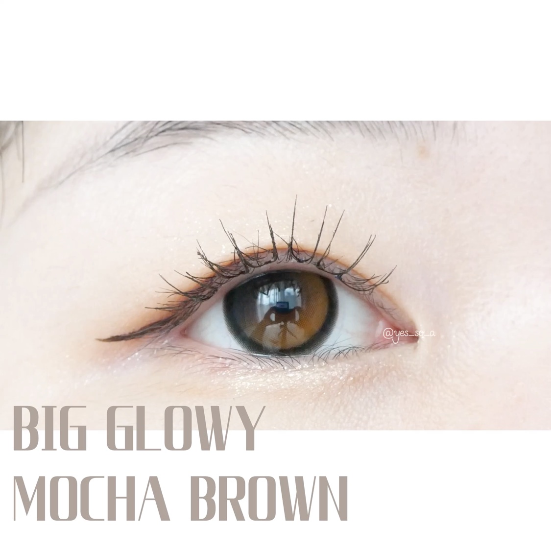 ビッグ グローイ 1Month/OLENS/１ヶ月（１MONTH）カラコンの動画クチコミ4つ目