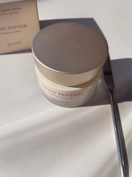 ピオニーペプチドクリーム/goodal/フェイスクリームを使ったクチコミ(3枚目)