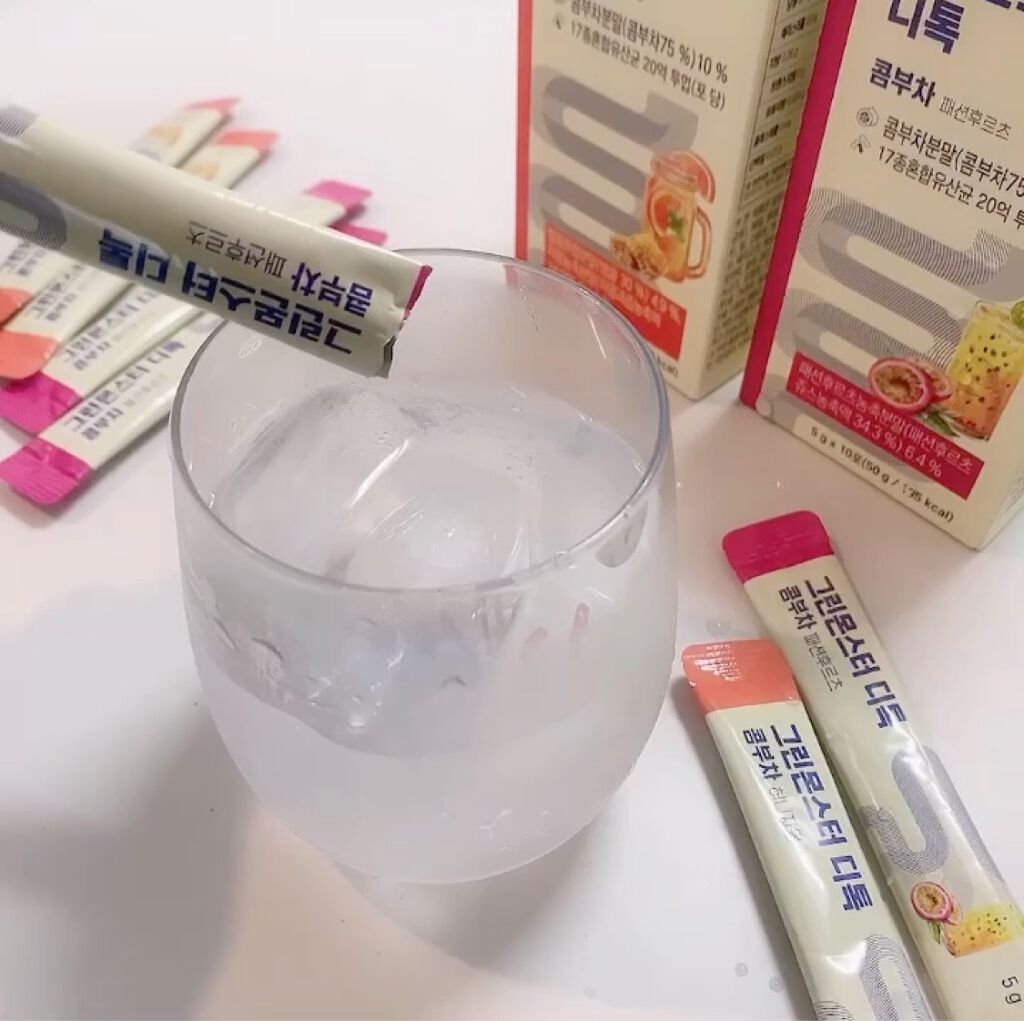 デトックスコンブ茶/グリーンモンスター/コンブチャを使ったクチコミ（3枚目）