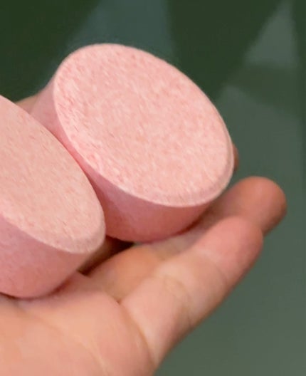 meshimase バスタブレット リフレッシュ&ジューシーなベルガモットの香り/meshimase/炭酸系入浴剤を使ったクチコミ(3枚目)