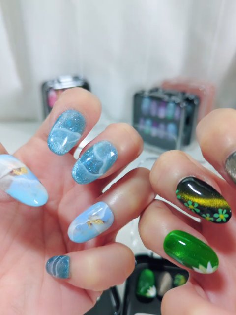 ネイルチップ/ハンドメイド/ネイルチップ・パーツを使ったクチコミ（1枚目）