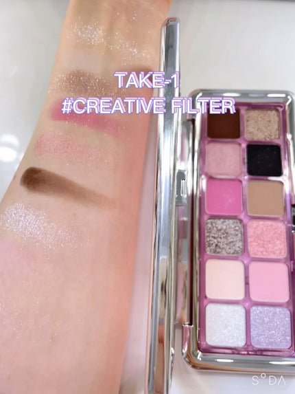 3CE ニューテイク アイシャドウパレット/3CE/アイシャドウパレットの人気ショート動画