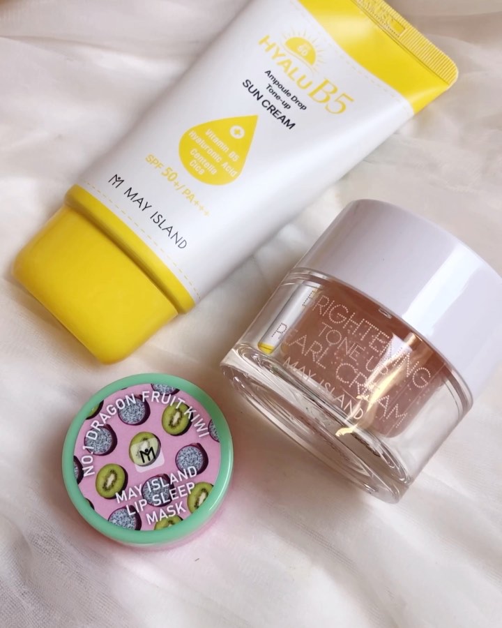 ブライトニング トーンアップ パールクリーム/MAY ISLAND/化粧下地を使ったクチコミ（2枚目）