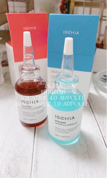 ヒアルサンアンプルデュオ ナイアシン5.0 アクアタイド4.0SET/ISCHIA/美容液を使ったクチコミ（1枚目）
