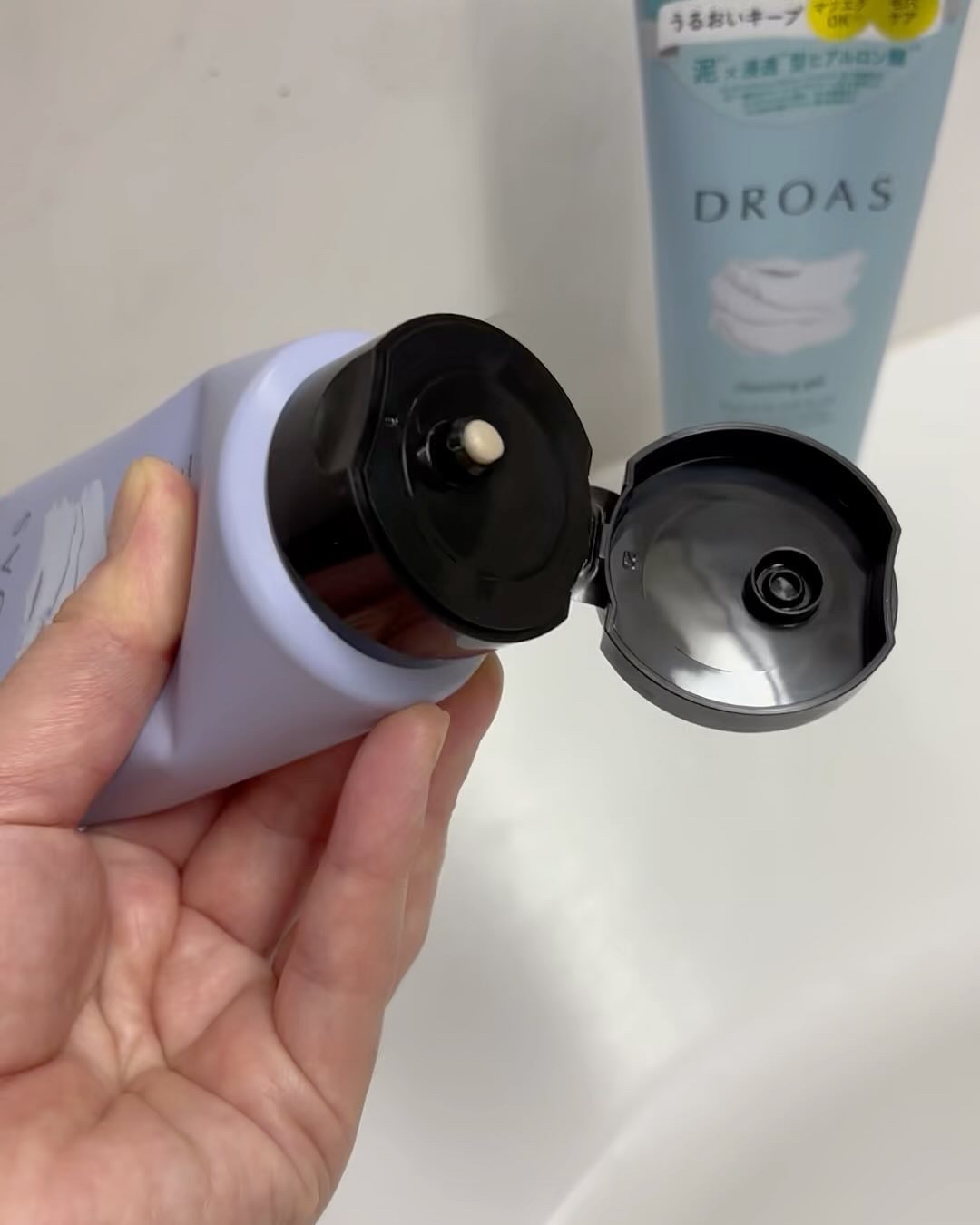 クレイクレンジングジェル/DROAS/クレンジングジェルを使ったクチコミ（2枚目）