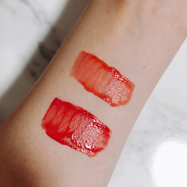 ジューシーラスティングティント/rom&nd/リップティントを使ったクチコミ（3枚目）