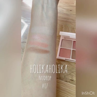 ヌードロップアイシャドウパレット/HOLIKA HOLIKA/アイシャドウパレットの動画クチコミ1つ目