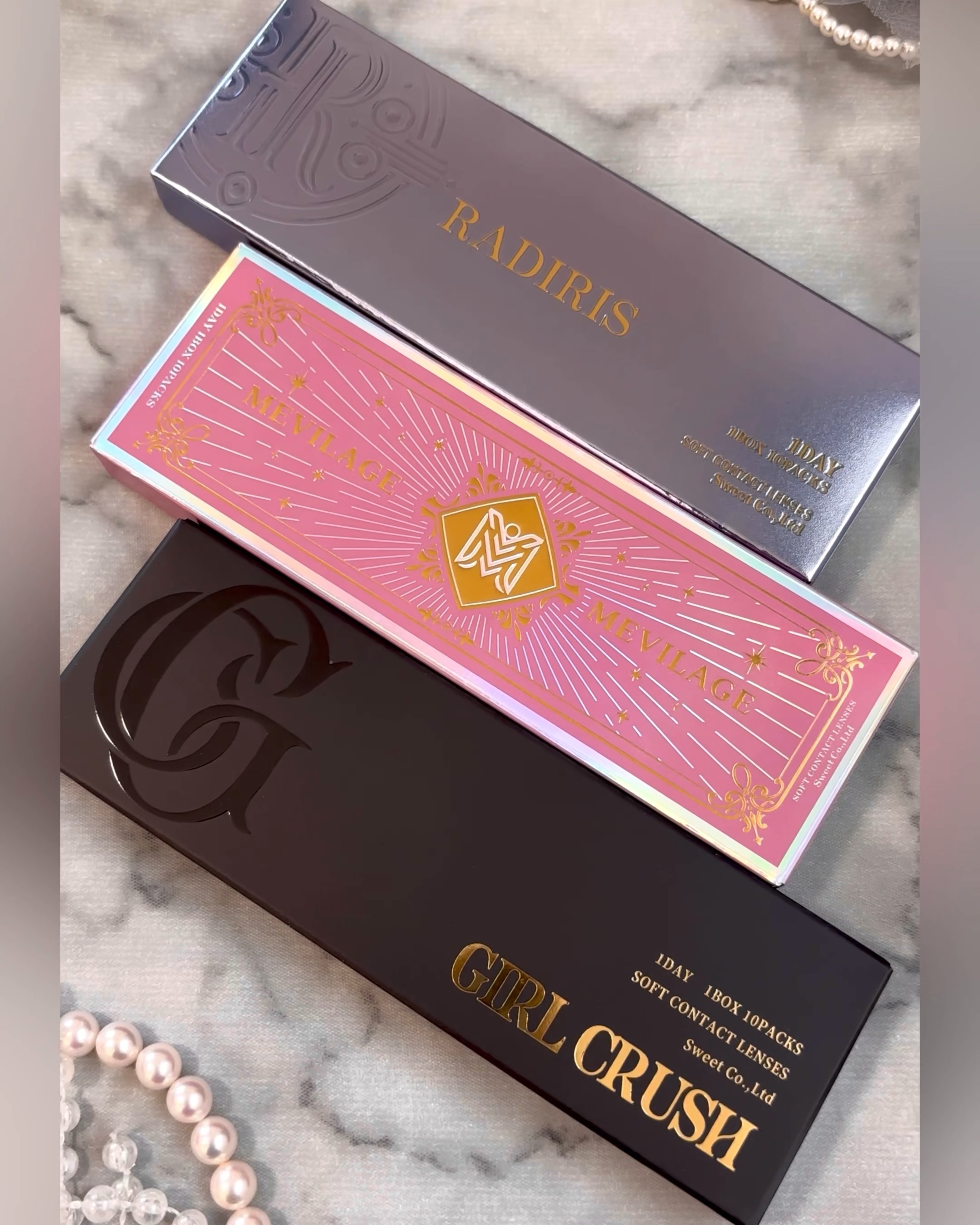 メビラージュ 1day/スウィート/ワンデー（１DAY）カラコンの動画クチコミ4つ目