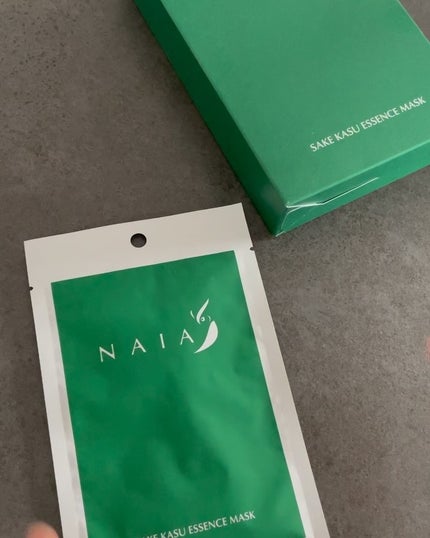 酒粕フェイスマスク 7枚入り(個包装)/NAIA/シートマスク・パックの動画クチコミ5つ目