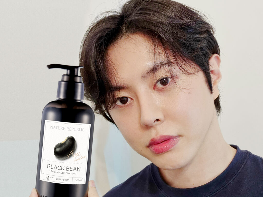 ブラックビーン ヘアシャンプー/ネイチャーリパブリック/市販シャンプーの動画クチコミ5つ目