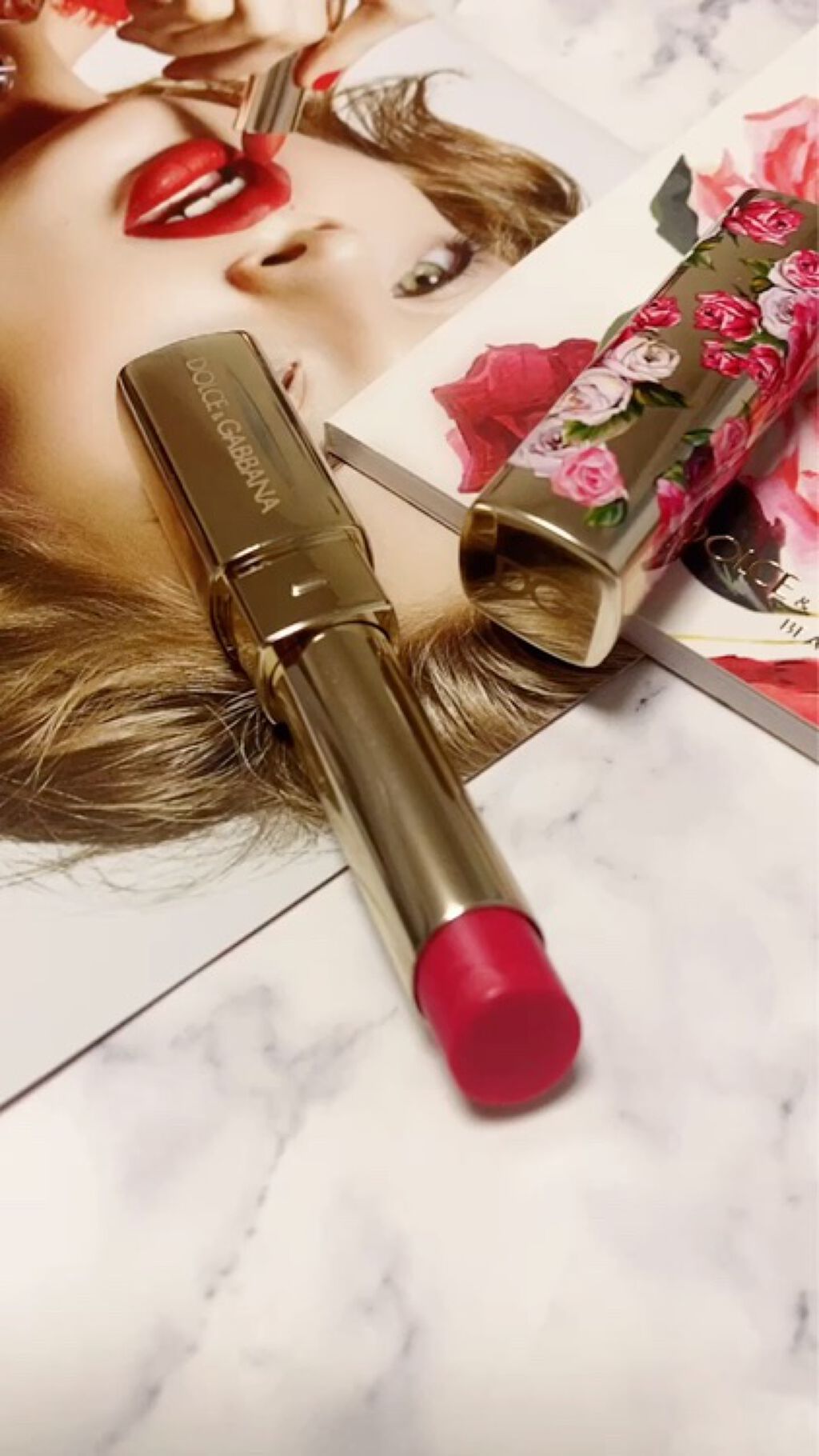 シアーリップス　ハイドレーティング　ティンティッドリップバーム/DOLCE&GABBANA BEAUTY/リップバームを使ったクチコミ（1枚目）