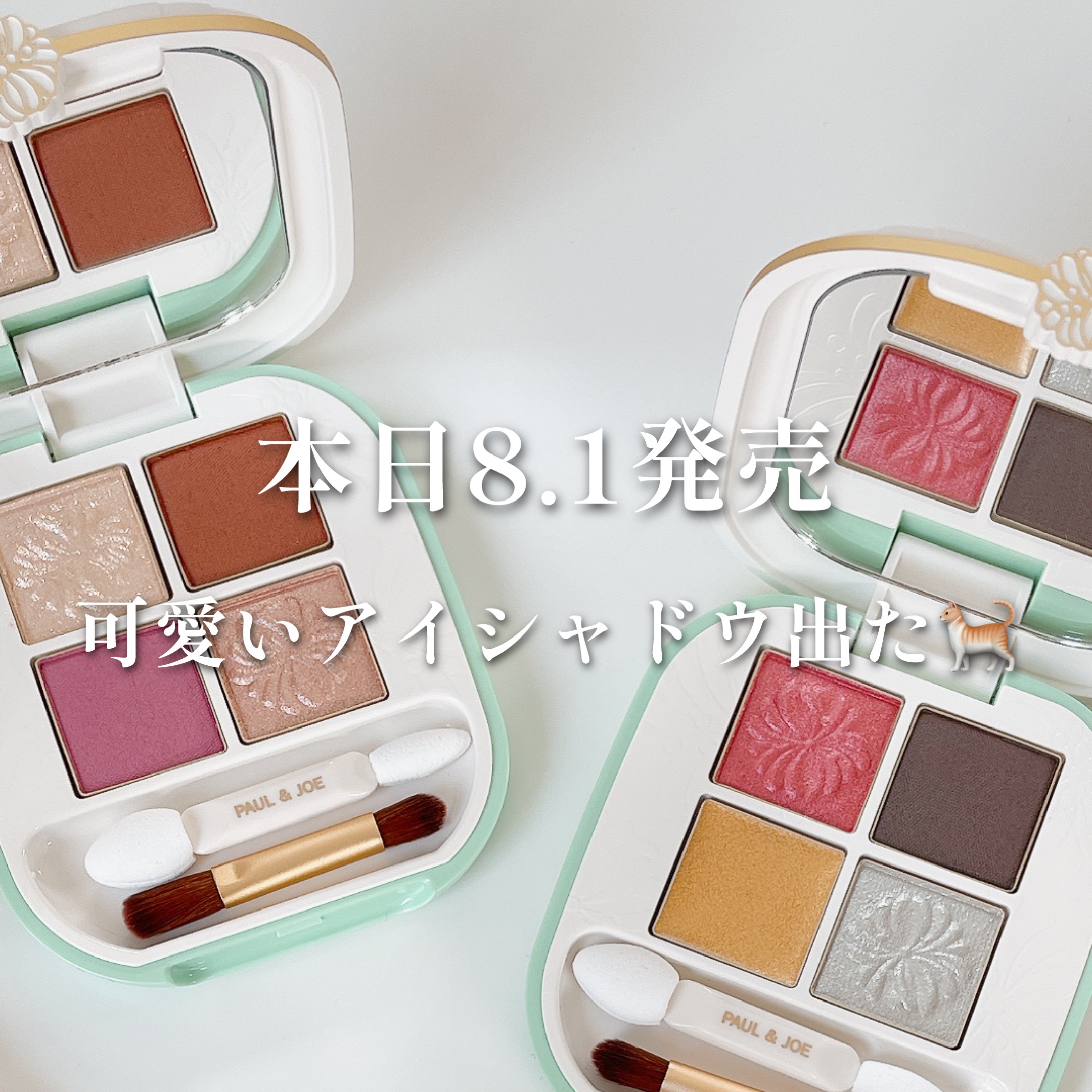 ポール ＆ ジョー アイデザイン パレット 01 カフェテラス/PAUL & JOE BEAUTE/アイシャドウパレットを使ったクチコミ（1枚目）