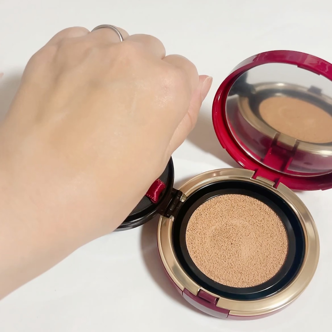 インテグレート プロフィニッシュクッション/インテグレート/クッションファンデーションの動画クチコミ4つ目