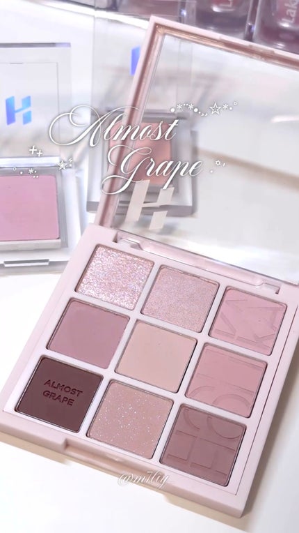 マイフェイブムードアイパレット 9カラー/HOLIKA HOLIKA/アイシャドウパレットの人気ショート動画