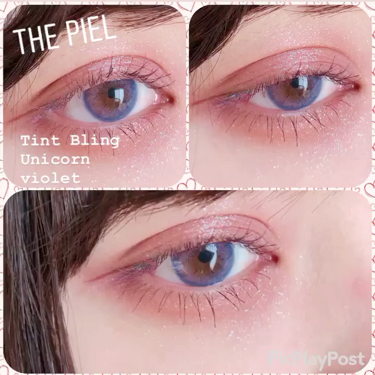 THEPIEL Tint Bling UNICORNのクチコミ「
(ᯅ̈ ){カラコンレポ!
専属レビュアーに選んでいただいた韓国カラコン通販サイトのth.....」(1枚目)