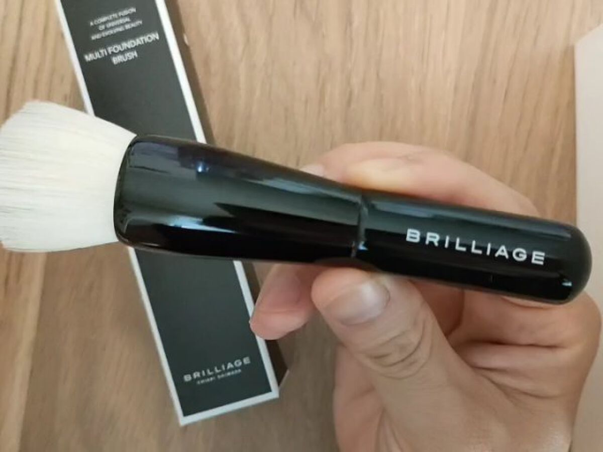 マルチファンデーションブラシ/ブリリアージュ/メイクブラシを使ったクチコミ（3枚目）