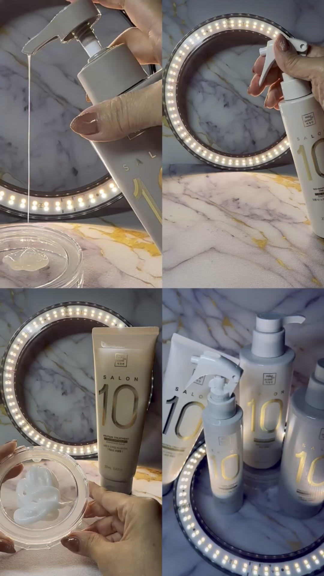 ミジャンセン サロン10 シャンプー/トリートメント エクストラダメージヘア用/miseenscene/シャンプー・コンディショナーの動画クチコミ4つ目