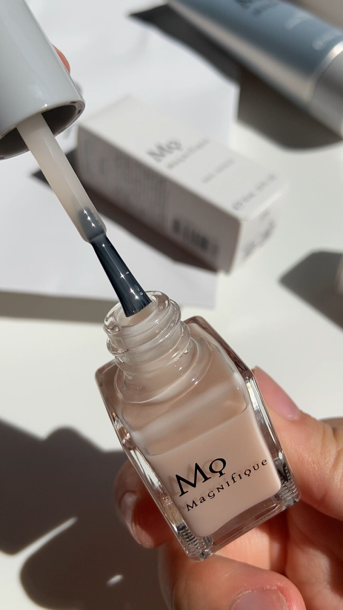 ネイルシールド/マニフィーク/オールインワンネイルを使ったクチコミ（1枚目）