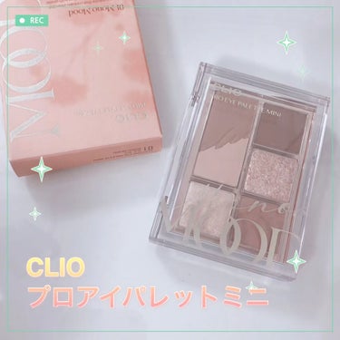 プロ アイパレット ミニ/CLIO/アイシャドウパレットを使ったクチコミ（1枚目）