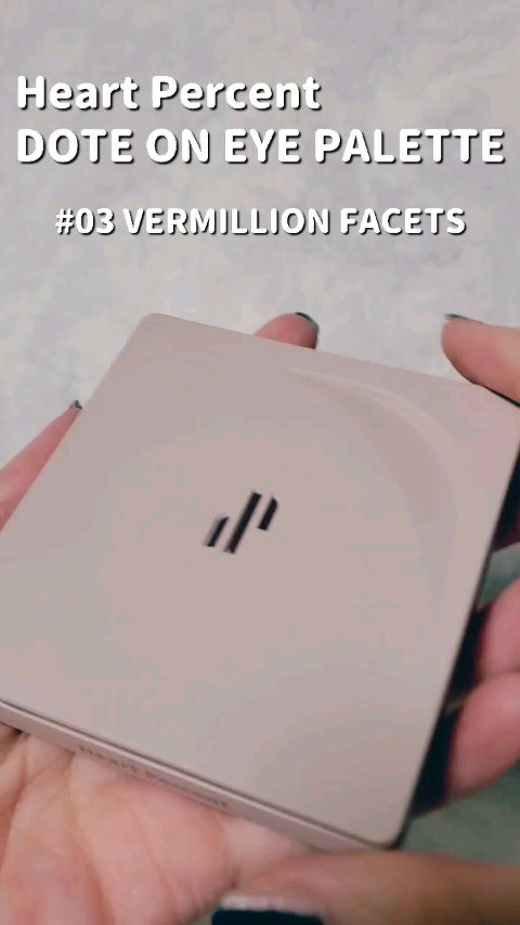 ドットオンムードアイパレット/Heart Percent/アイシャドウパレットの人気ショート動画