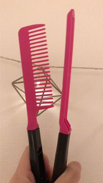 はさんでサラ髪ストレート！ ブロー＆スタイリングコーム/セイワ・プロ/ヘアコームを使ったクチコミ（2枚目）