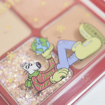 エアリー トゥインクル アイパレット 2021 Green Holidays Edition/innisfree/アイシャドウパレットを使ったクチコミ(1枚目)