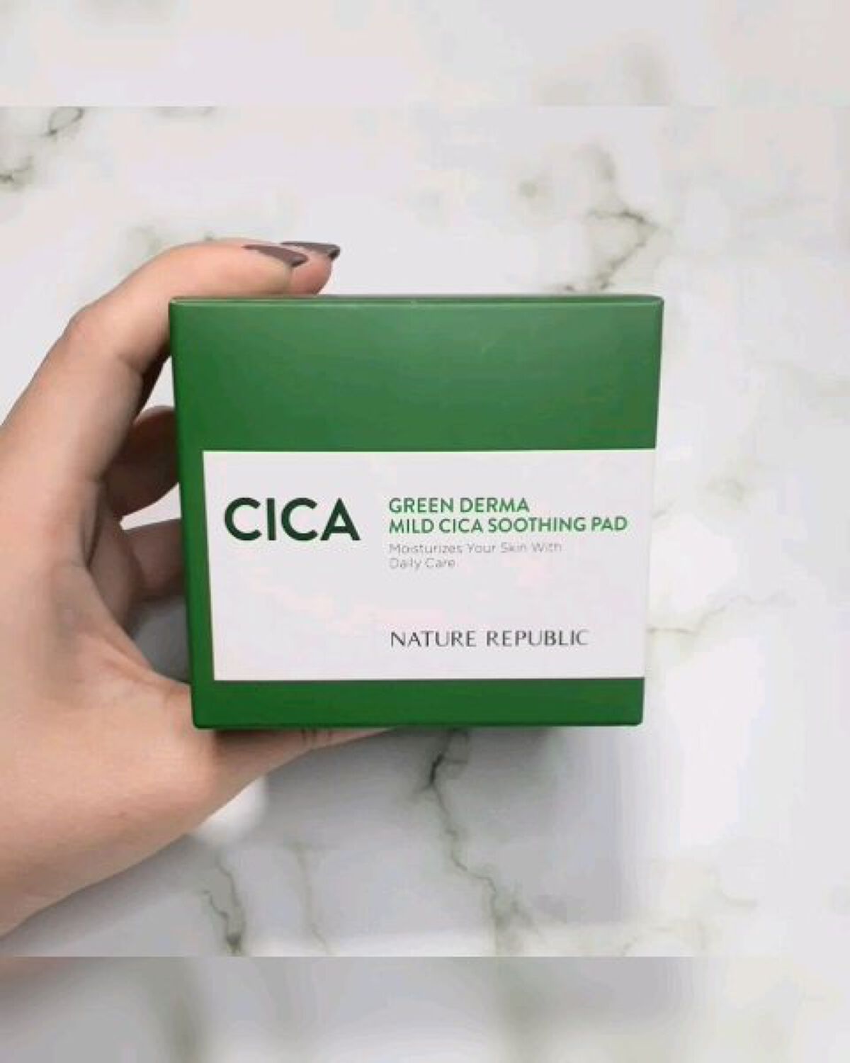 グリーンダーマCICAエッセンシャルパッド/ネイチャーリパブリック/トナーパッドを使ったクチコミ（1枚目）