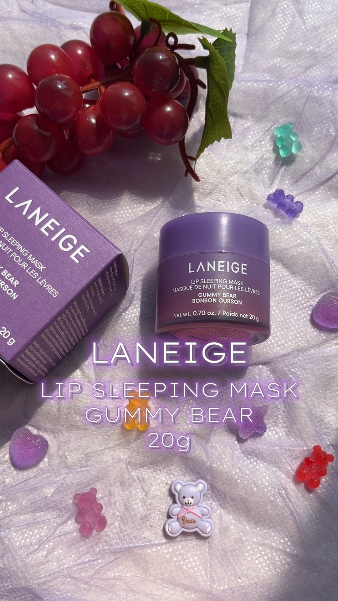 リップスリーピングマスク/LANEIGE/リップバームの動画クチコミ3つ目