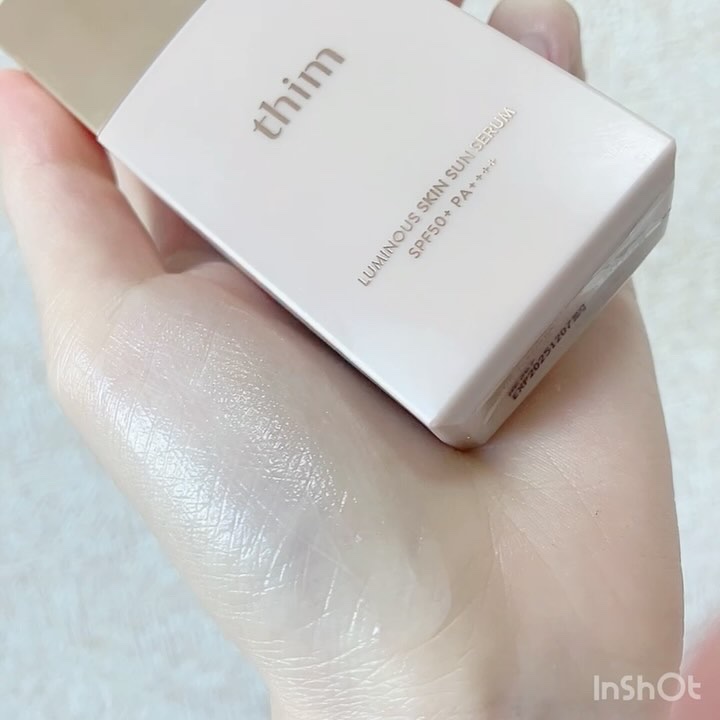 ルミナス スキンサンセラム/thim/日焼け止めローションを使ったクチコミ（3枚目）