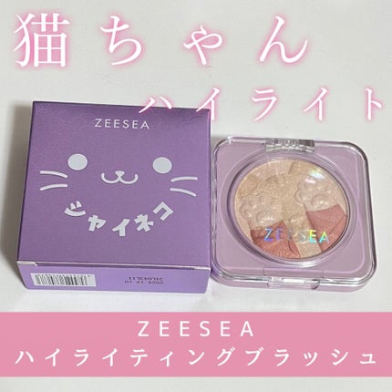 キャットハイライティングブラッシュ/ZEESEA/パウダーハイライトの人気ショート動画