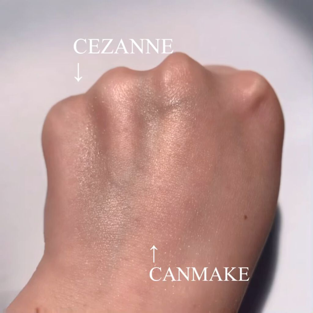 ハイライター/キャンメイク/パウダーハイライトを使ったクチコミ（2枚目）