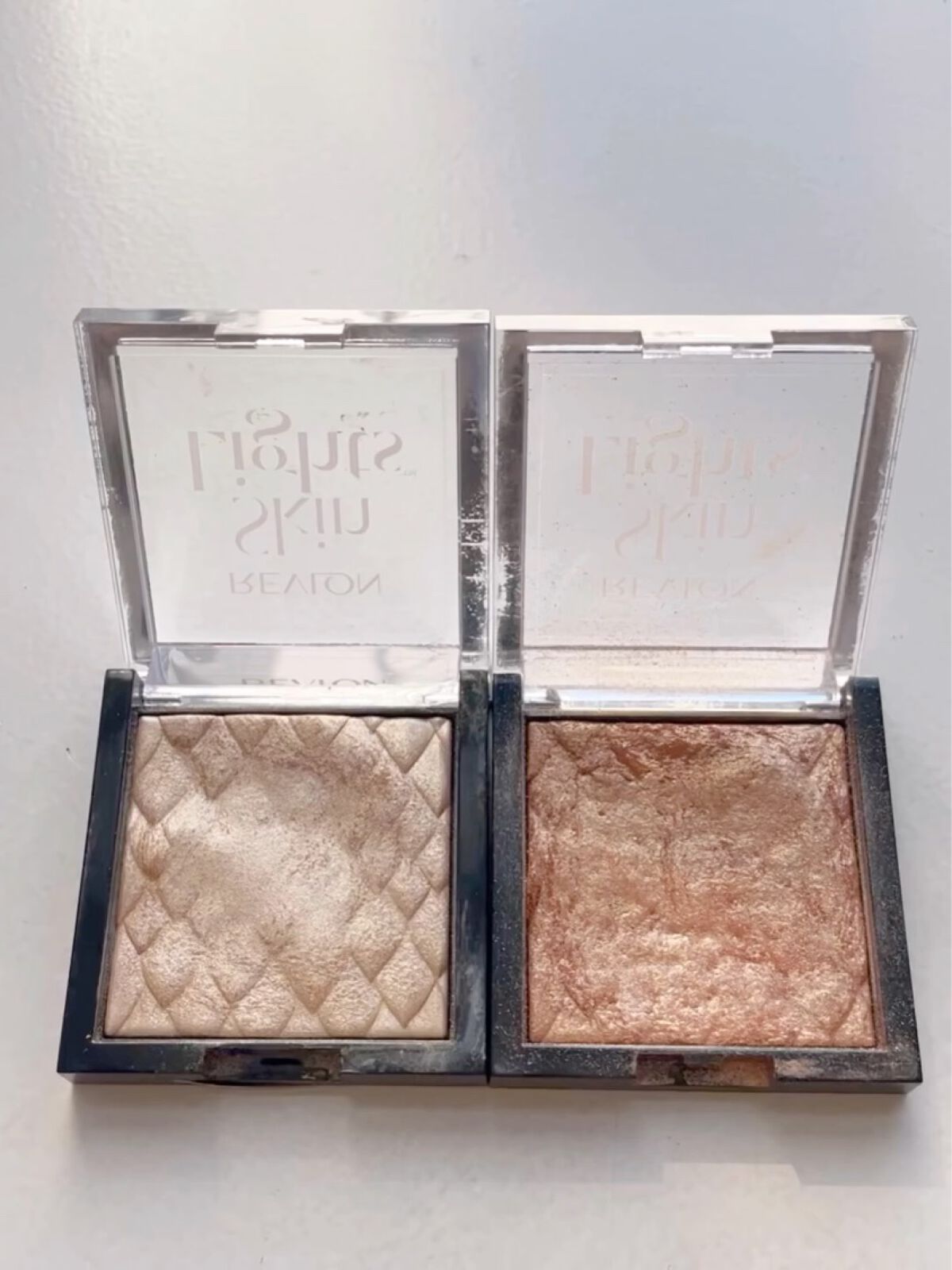 スキンライト プリズマティック ハイライター 202 トワイライト グリーム/REVLON/プレストパウダーを使ったクチコミ（3枚目）