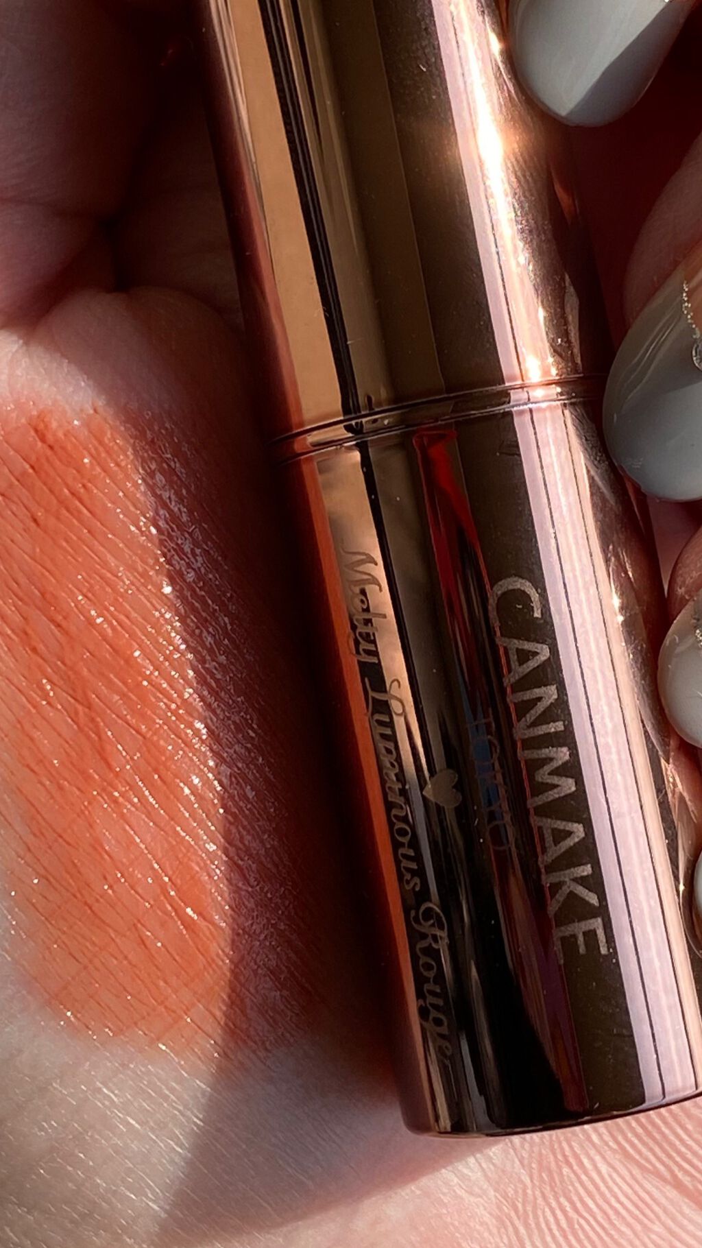 メルティールミナスルージュ（ティントタイプ）/キャンメイク/リップティントを使ったクチコミ（1枚目）