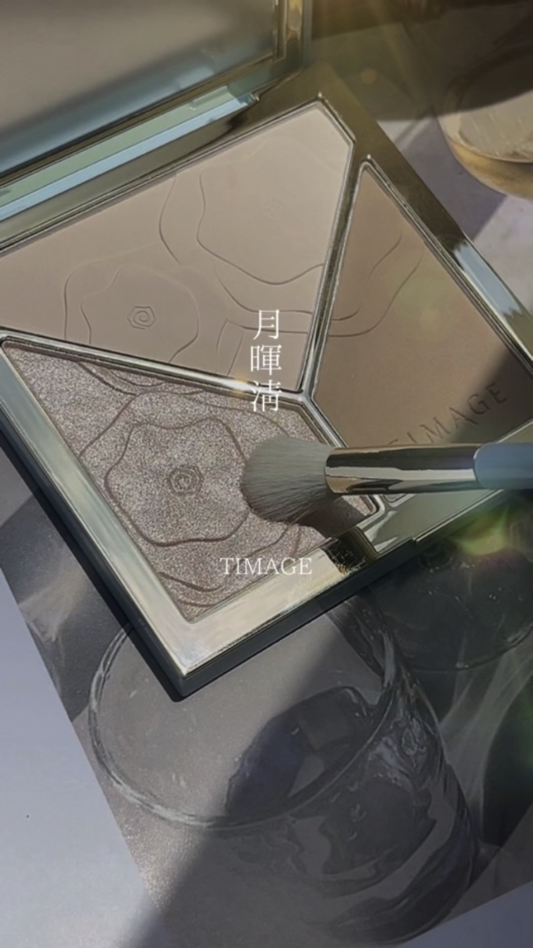 ハイライトシェーディングパレット/TIMAGE/パウダーハイライトを使ったクチコミ（1枚目）