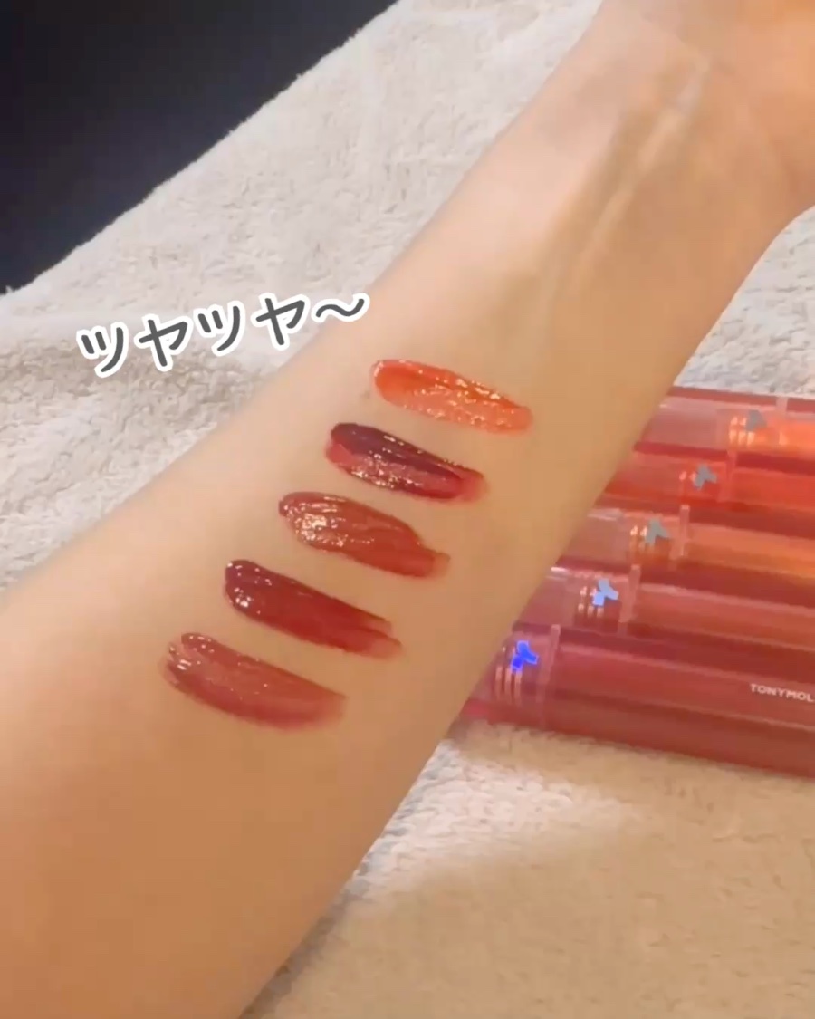 ショッキングリップティント/TONYMOLY/リップティントを使ったクチコミ（2枚目）