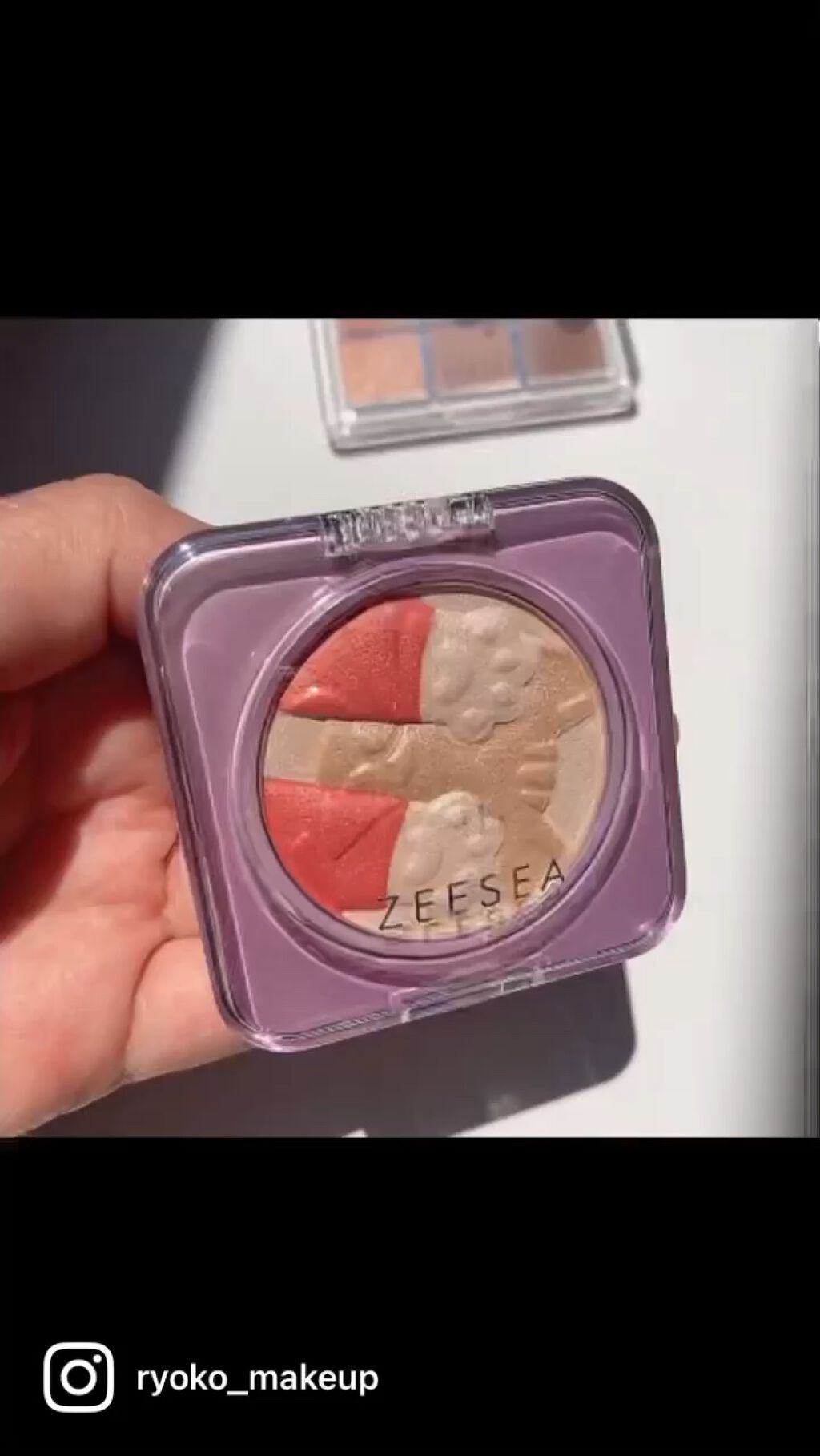 キャットハイライティングブラッシュ/ZEESEA/パウダーハイライトを使ったクチコミ（1枚目）