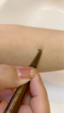 ジェルアイライナー/CEZANNE/ジェルアイライナーを使ったクチコミ（2枚目）