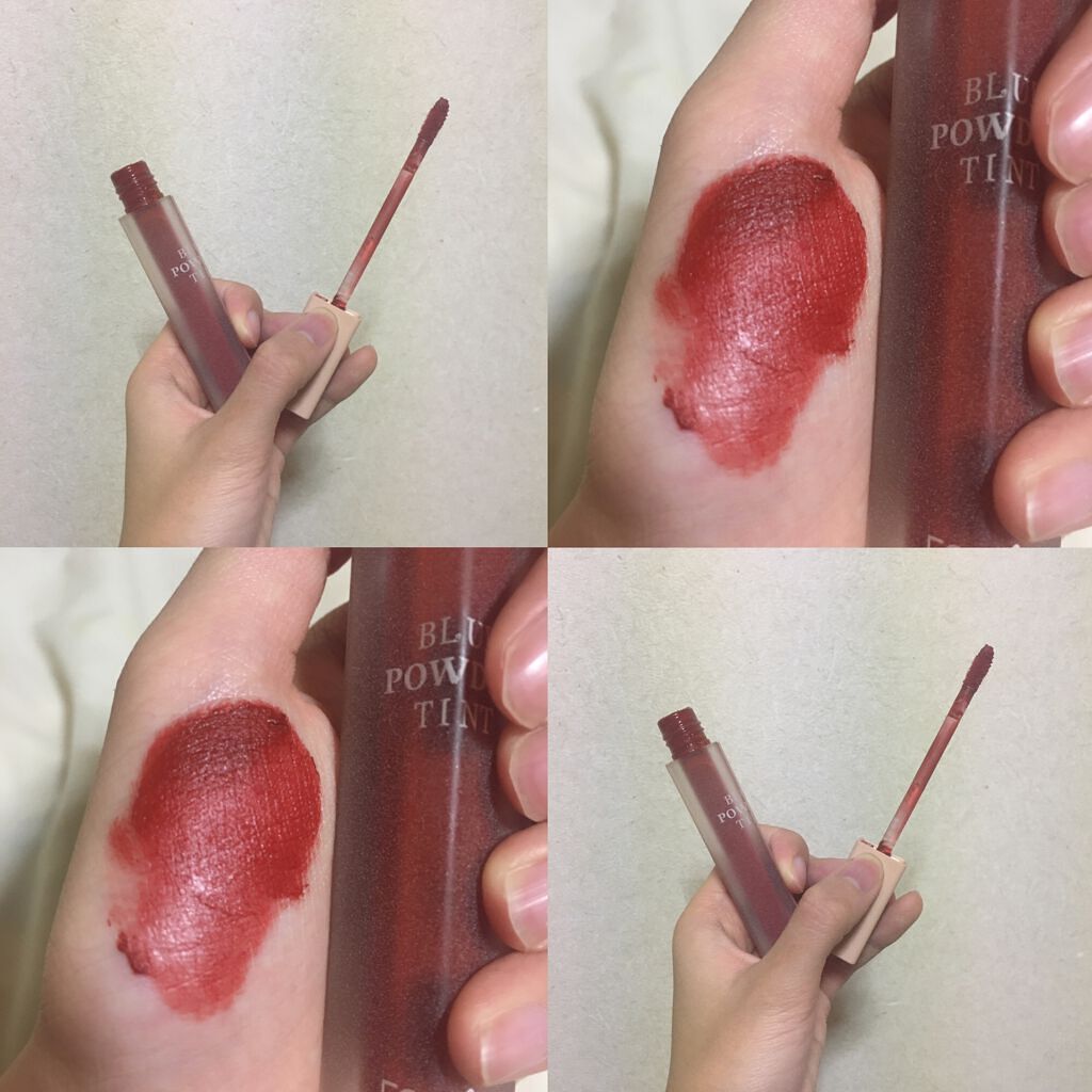 ブラーパウダーティント/EGLIPS/リップティントを使ったクチコミ（1枚目）