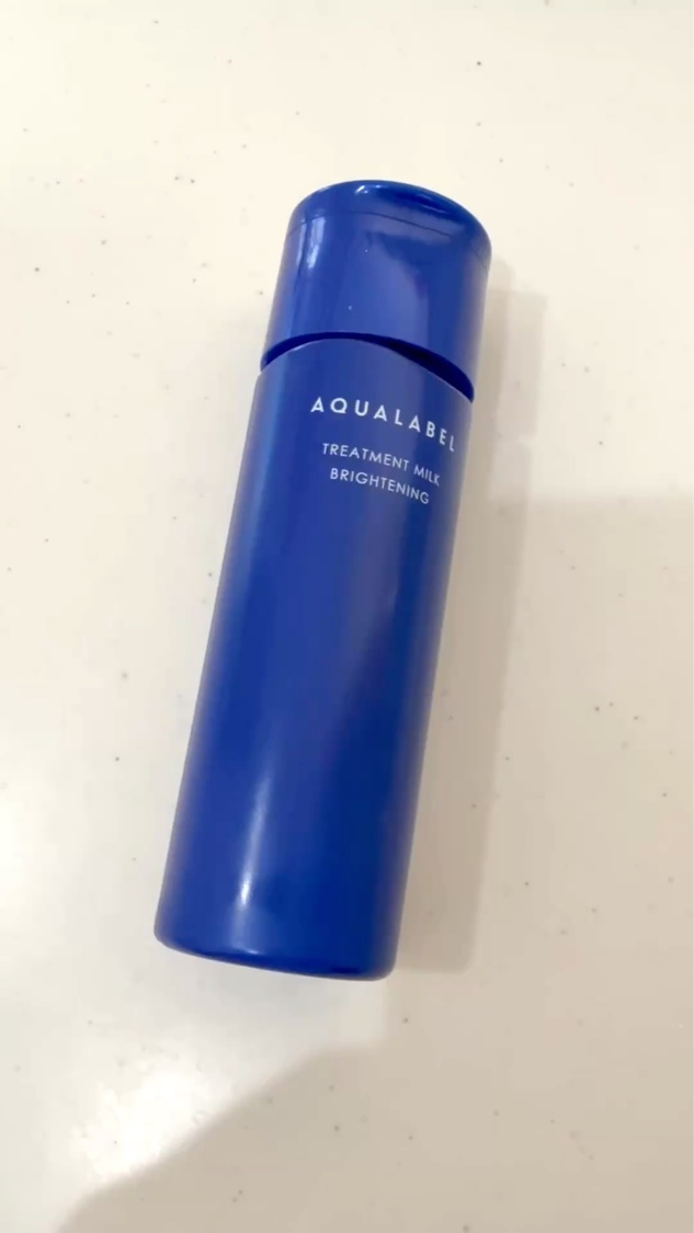 トリートメントミルク（ブライトニング）とてもしっとり/アクアレーベル/乳液の動画クチコミ1つ目