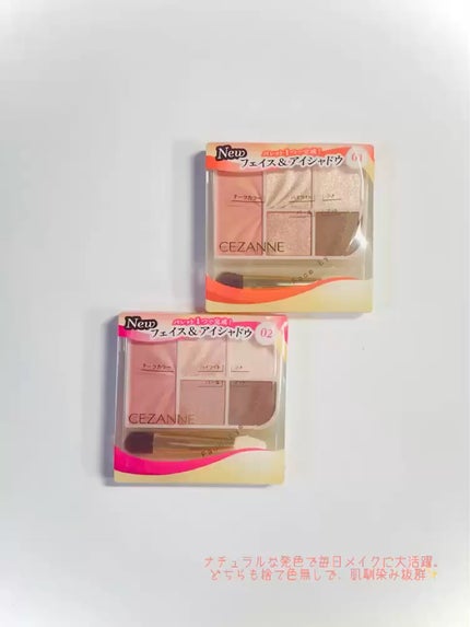 フェイスアイパレット/CEZANNE/アイシャドウを使ったクチコミ(2枚目)