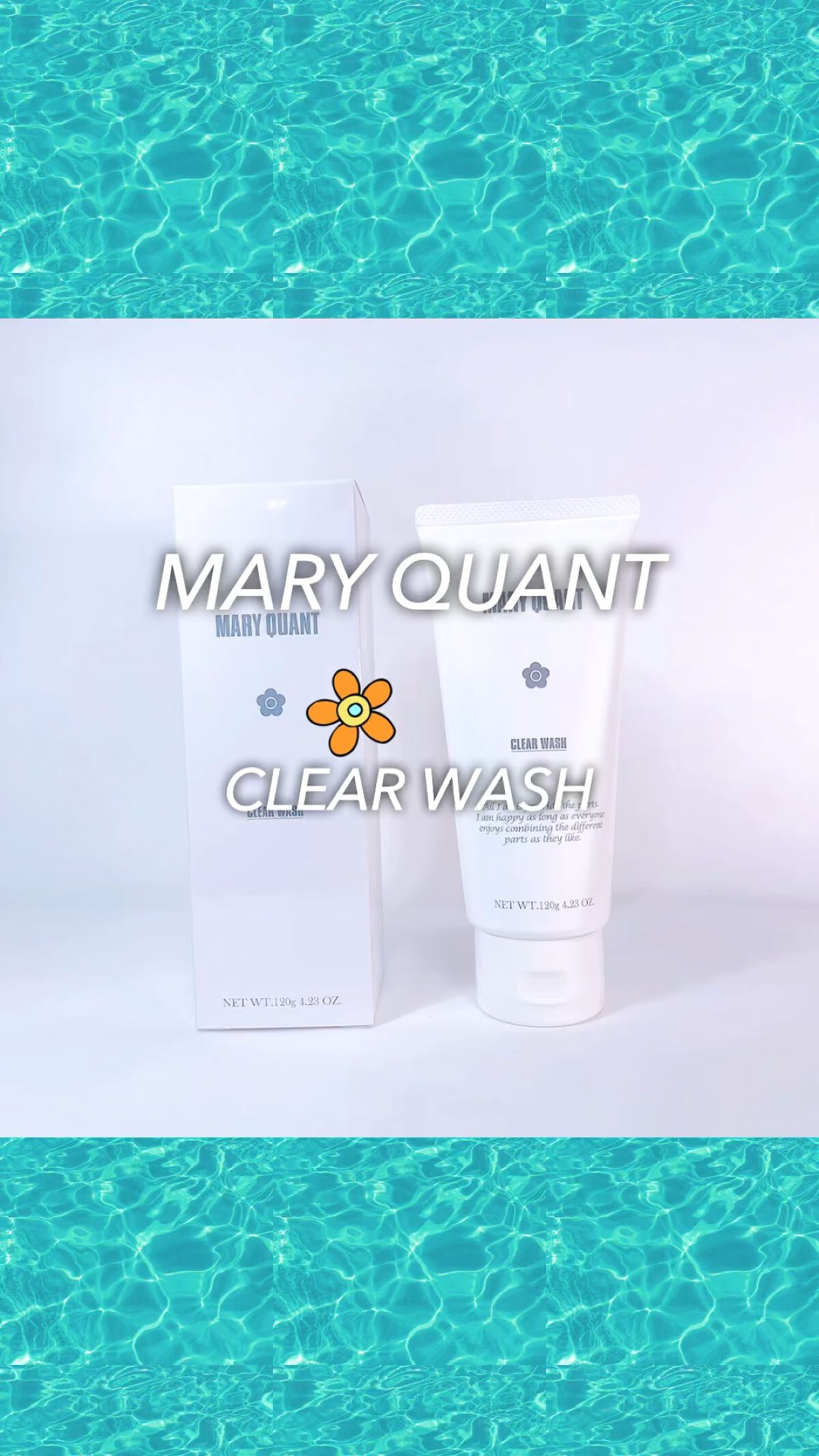 クリア ウォッシュ/MARY QUANT/洗顔フォームの動画クチコミ2つ目