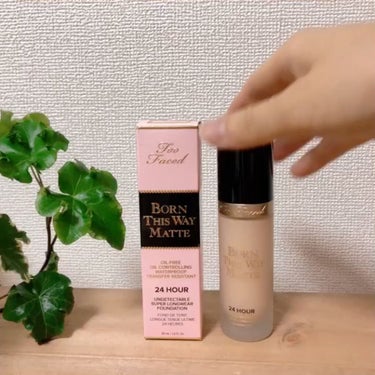 ボーン ディス ウェイ アンディテクタブル 24H マット ファンデーション/Too Faced/リキッドファンデーションを使ったクチコミ（2枚目）