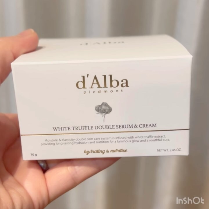 ホワイトトリュフダブルセラムアンドクリーム/ダルバ/フェイスクリームを使ったクチコミ（3枚目）
