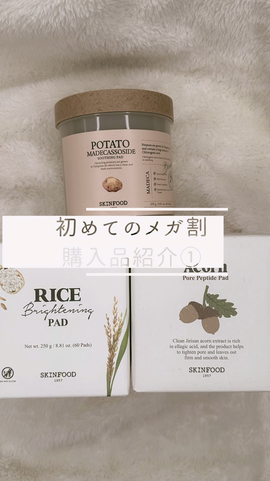 どんぐり ポア ペプチド パッド/SKINFOOD/トナーパッドの人気ショート動画