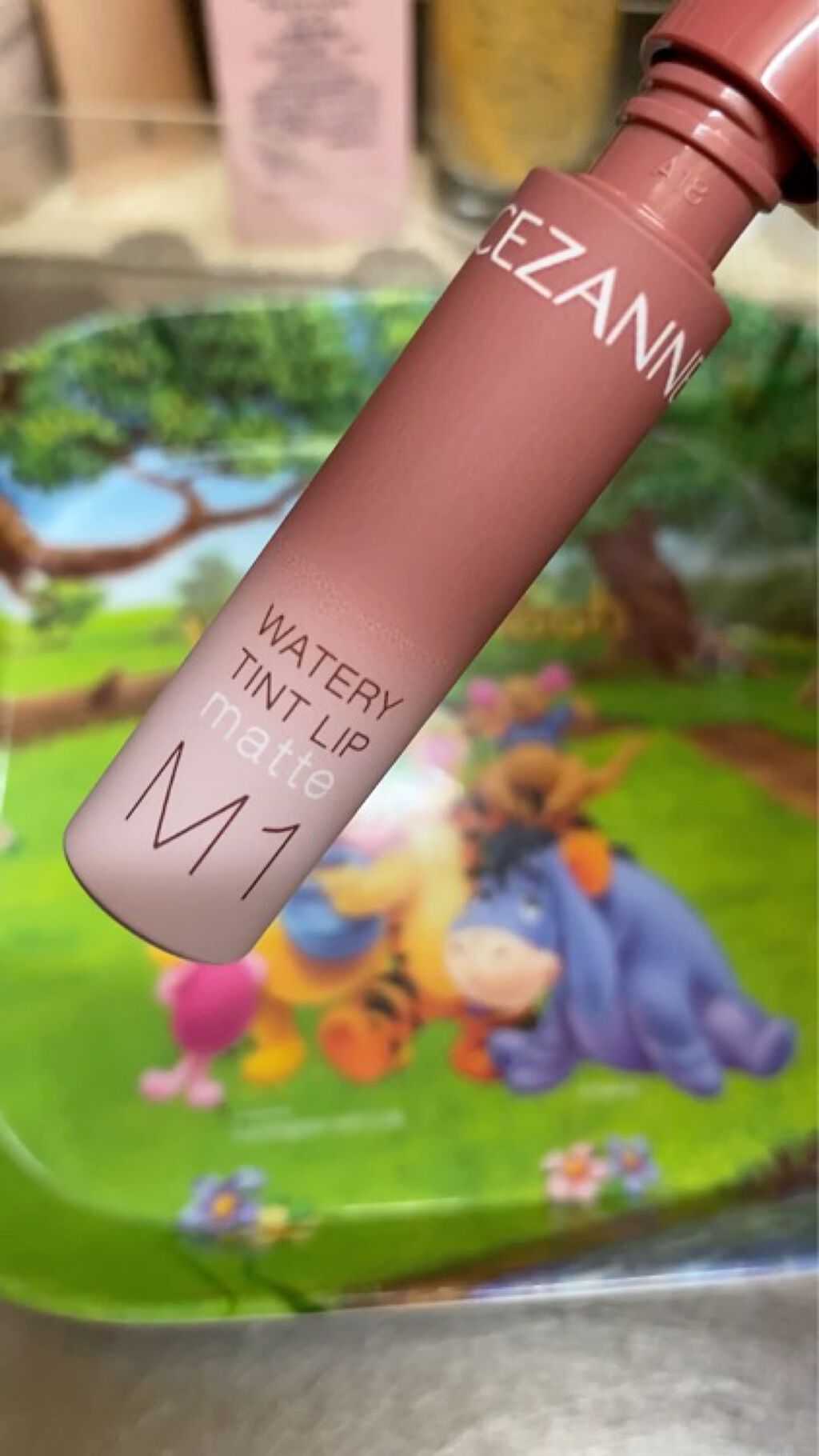 ウォータリーティントリップ マット/CEZANNE/リップティントを使ったクチコミ（2枚目）
