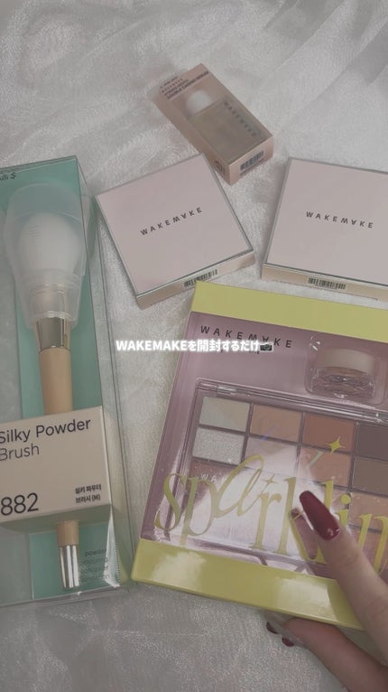 S シルキーパウダーブラシ(M) 882/fillimilli/メイクブラシの人気ショート動画