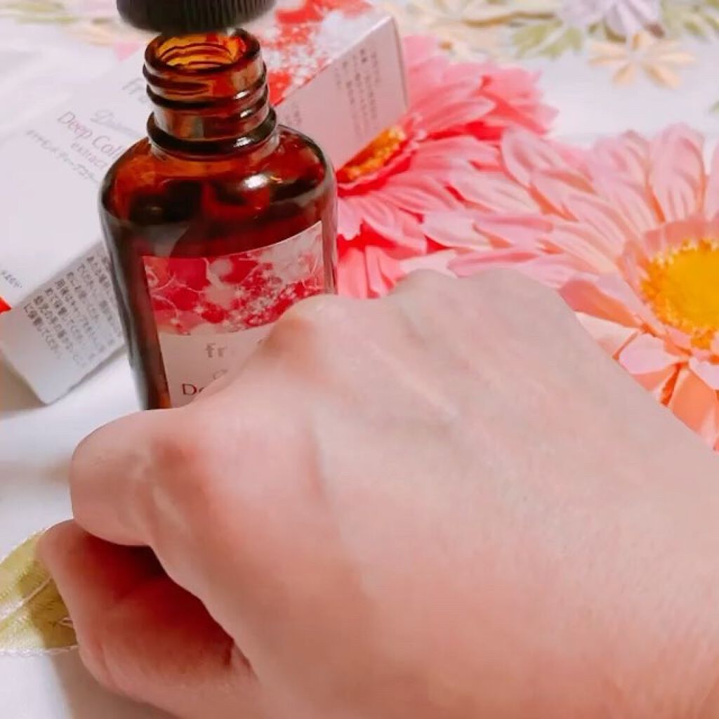 ダイヤモンド ディープコラーゲン原液/fracora/美容液の動画クチコミ4つ目